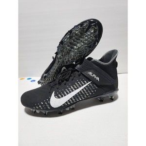 Nike Alpha Menace Pro 2 Mid Black Football Cleats Mens Size 15 New AQ3209-002